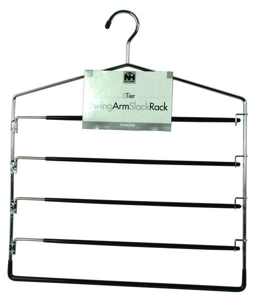 Organize It All 1302-6 Five Tier Swing Arm Slack Hanger