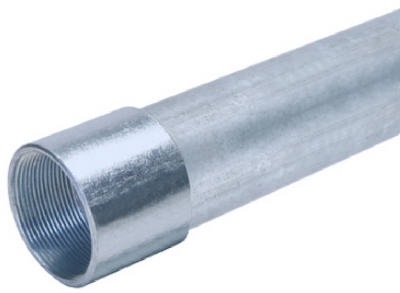 Rigid Conduit, Galvanized Steel, 3.5-In. x 10-Ft.