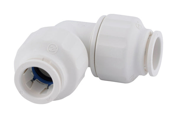 Codo de unión CTS de 1/2 pulg. x CTS de 1/2 pulg. de diámetro SharkBite Quick Connect con conexión a presión