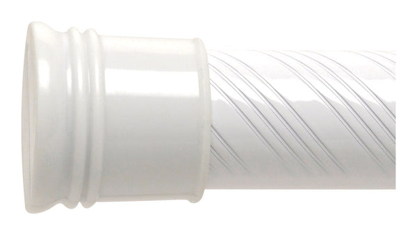 Zenith Shower Curtain Rod 72 in. L White