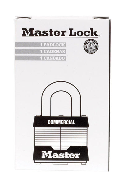 Candado de acero laminado con doble cierre Master Lock de 1-1/2 pulg. de alto x 7/8 pulg. de ancho x 2 pulg. de largo, 1 paquete con llaves iguales (paquete de 6)