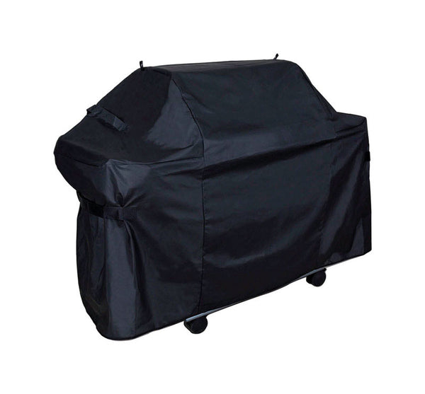 Grill Care Deluxe Black Grill Cover For Fits Most Gas Barbecue Grills 61 in. W x 42 in. H
