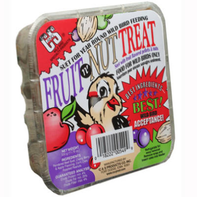 Pastel de sebo, delicia de frutas y nueces, 11 oz.