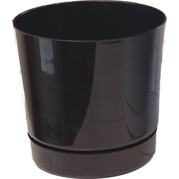 Novelty 11.8 in. H x 12.5 in. W x 12.5 in. D x 12.5 in. Dia. Plastic Full Depth Cylinder Flower Pot (Pack of 5)