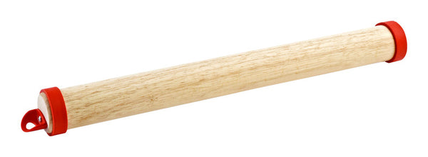 Pizzacraft 2 in. W x 18.6 in. L Light Brown Silicone/Wood Dough Roller