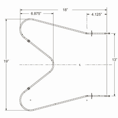 Elemento de horneado para horno, 2400 vatios