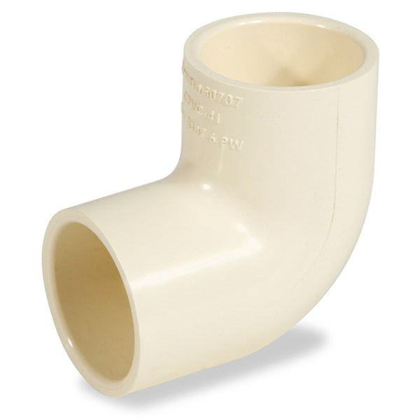 Codo CPVC deslizante de 1/2 pulg. x 1/2 pulg. de diámetro de KBI (paquete de 20)