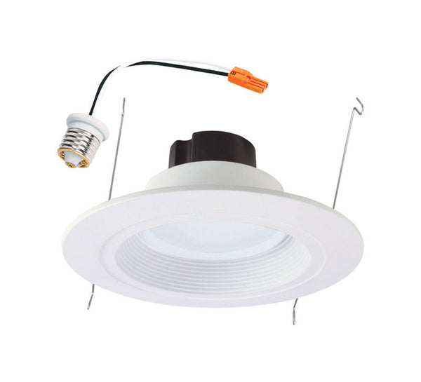 Halo Matte White 6 in. W Aluminum LED Retrofit Recessed Lighting 10.5 W