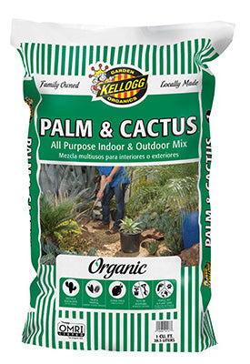 Mezcla orgánica de palmeras y cactus, 1 pie cúbico