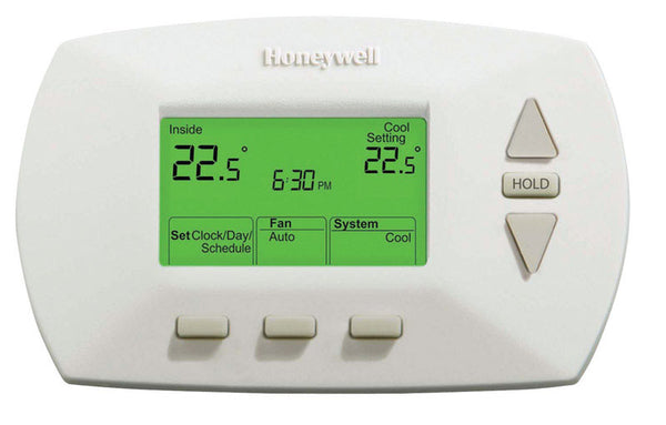 Honeywell Heating and Cooling Push Buttons Programmable Thermostat