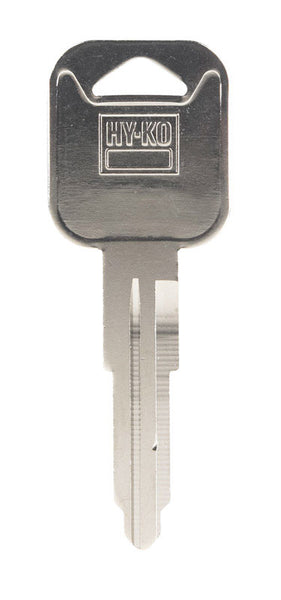 Llave tradicional Hy-Ko para automóvil en blanco de doble cara para General Motors (paquete de 10)