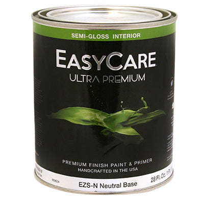 Pintura de látex semibrillante para interiores EasyCare Qt. Neutral Base (paquete de 4)
