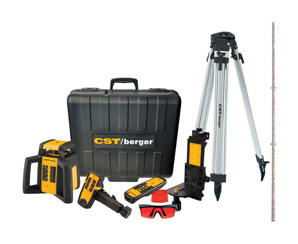 CST / Berger 2 beam Self Leveling Rotary Laser Kit 2000 ft. 9 pc.