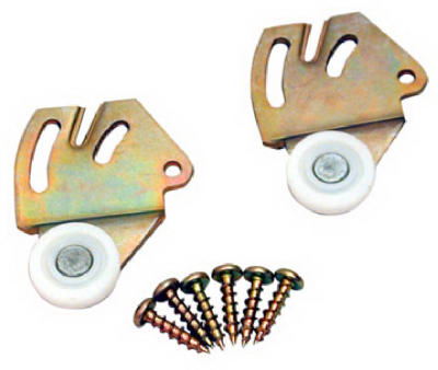 Bypass Door Hanger, 7/8-In. Wheel, 1/16-In. Offset