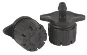 Rociador de chorro de círculo completo con entrada de púas negras Rain Drip R157CT de 1/4"