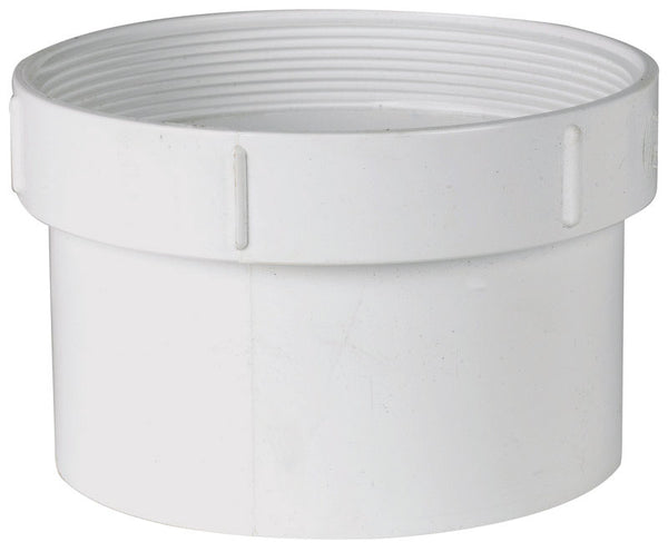 Adaptador de limpieza de PVC FPT de 6 pulg. de diámetro, NDS Schedule 35