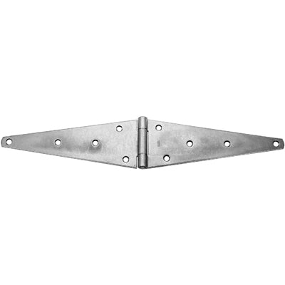 Strap Hinge, Heavy-Duty, Zinc, 12-In.