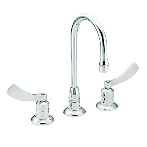 Grifo para lavabo de dos manijas cromado
