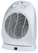 Ventilador y calefactor oscilante blanco Pro Fusion Heat FH-101A de 750/1500 vatios