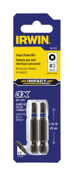 Broca de acero Irwin Impact Ready, 2 piezas