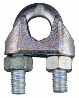 Abrazadera para cable de alambre, zinc, 1 pulg.