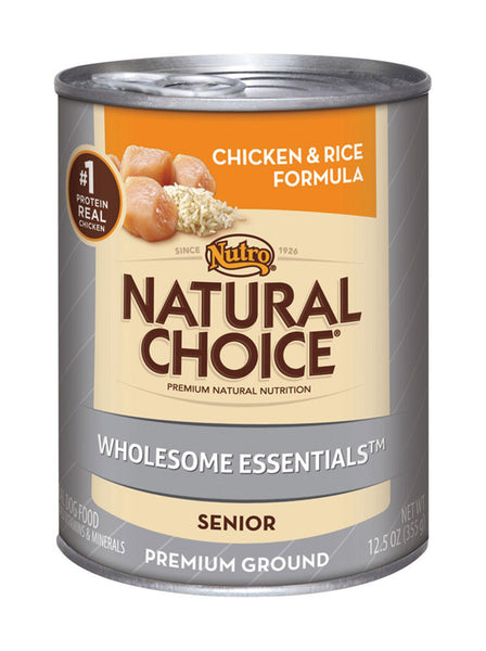 Nutro Natural Choice Dog Food Chicken & Rice 12.5 Oz (Case of 12)