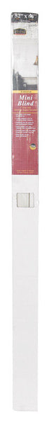 Living Accents Vinyl Interior Mini-Blinds 52 in. W Alabaster