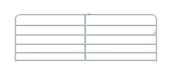 TUBO DE PUERTA DE 6 RIELES, 12' GALVANIZADO