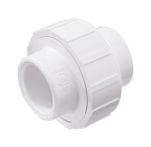Unión deslizante de PVC de 1/2 pulg. con cédula NDS 40