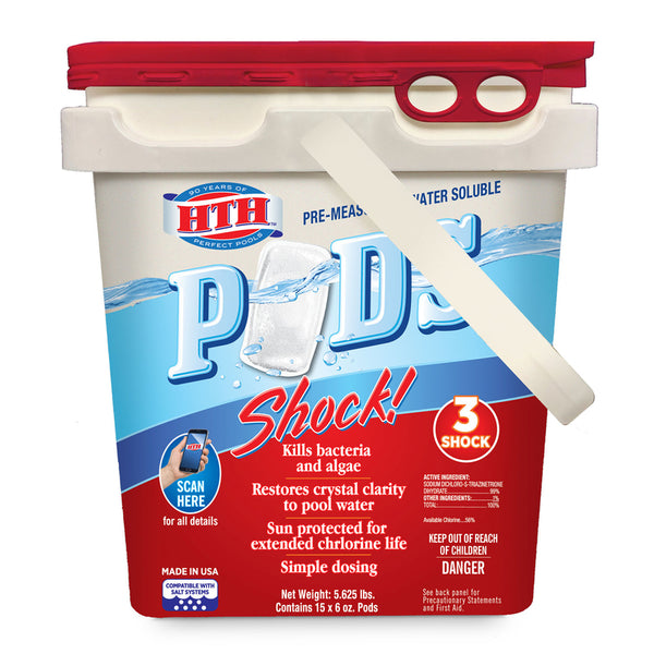 Cápsulas de tratamiento de choque HTH de 6 oz (paquete de 2)
