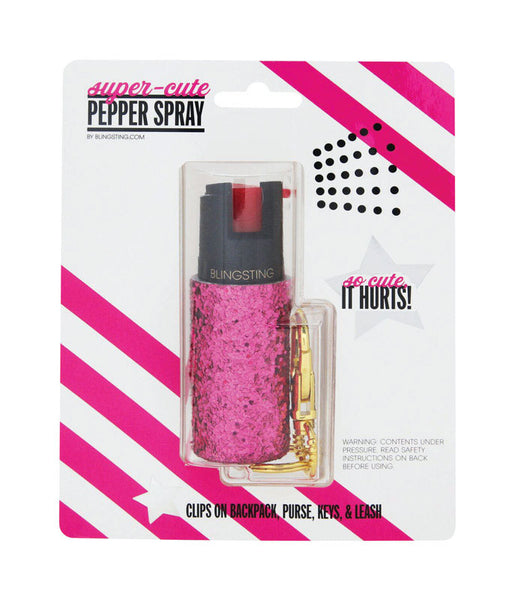 Blingsting Pink Plastic Pepper Spray