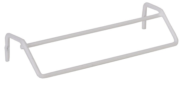 Grayline 40310 10 X 3- White Vinyl Coated Wire Double Towel Bar