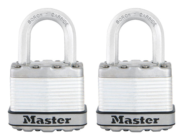 PADLOCK SLVR 1-3/4"W 2PK