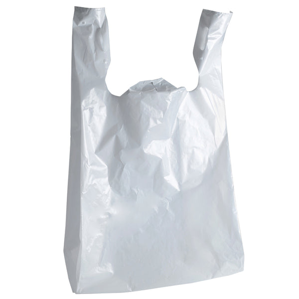 Novolex 12 in. H x 7 in. W x 20 in. L Plastic Plain T-Shirt Bag 1 pk