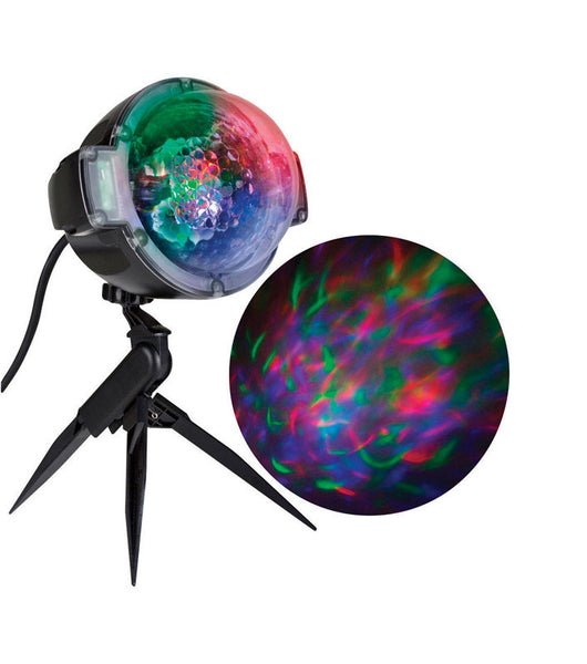 Gemmy Fire & Ice with Remote Lightshow Projector 11.8 in. H x 3.6 in. W 1 pk