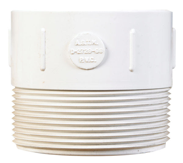 NDS Schedule 35 3 in. Hub each X 3 in. D MPT PVC Male Adapter