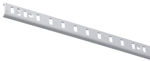 Soporte para estante resistente de acero blanco Knape & Vogt, calibre 23, 60 in de largo, 250 lb (paquete de 20)
