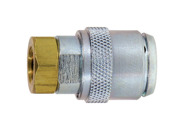 Tru-Flate Large Bore Clip-On Brass/Steel Air Chuck 1/4 in. Lock-On NPT 1 pc.