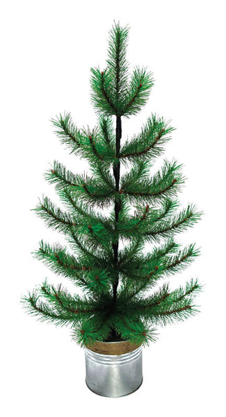 Celebrations Christmas Tree Tabletop Decoration Multicolored Plastic 1 pk (Pack of 12)