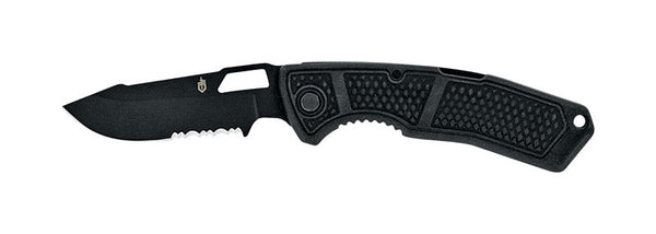 Gerber Order Black 420 HC Stainless Steel 7.6 in. Folding Knife