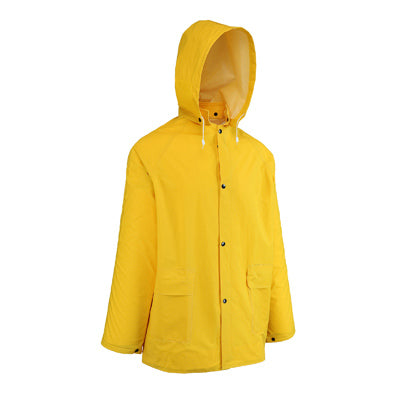 Traje de PVC amarillo de 2 piezas para LG