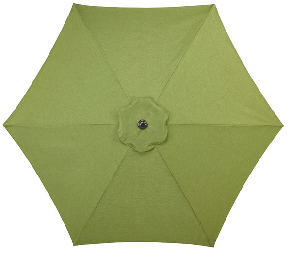 Sombrilla para patio Peyton verde inclinable de 9 pies de Living Accents