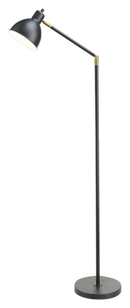 Living Accents 54-1/2 in. Antique Black Floor Lamp