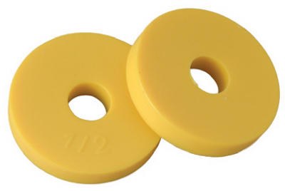 10PK 3/4"YEL FLT Washer