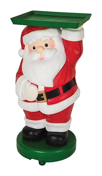 Mr. Christmas Serving Santa Christmas Decoration Red/White Metal/Plastic 1 each