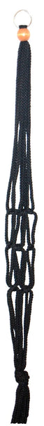 Primitive Planters 2008 30 Black Macram Plant Hanger