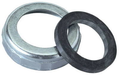 Slip Joint Reducing Nut & Rubber Washer, Chrome-Plated (Pack of 5)