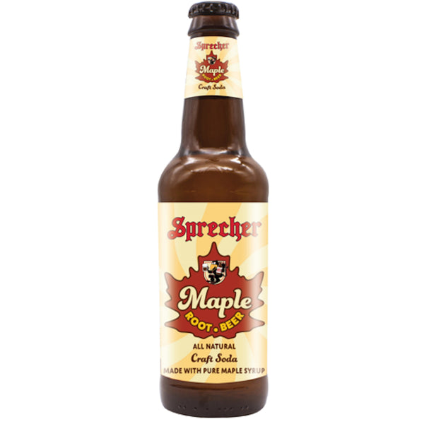 Sprecher Maple Root Beer Soda 12 oz (Pack of 24)