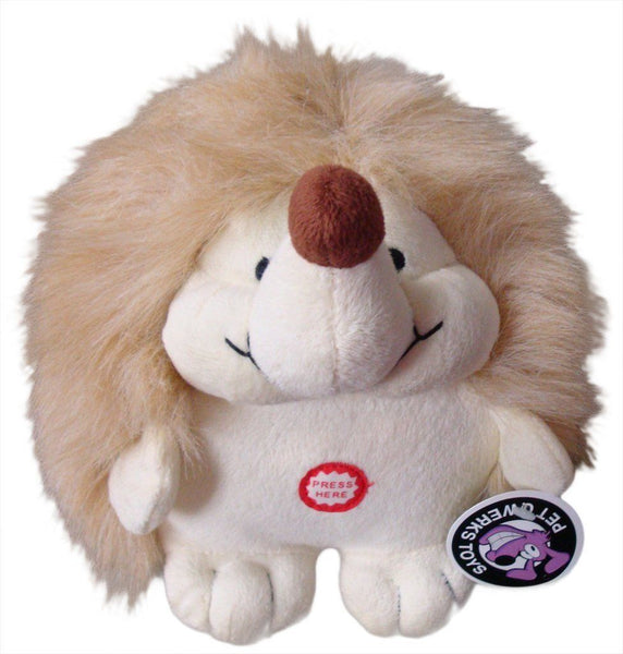 Pet Qwerks P141 Chattering Mini Hedgehog Dog Toy