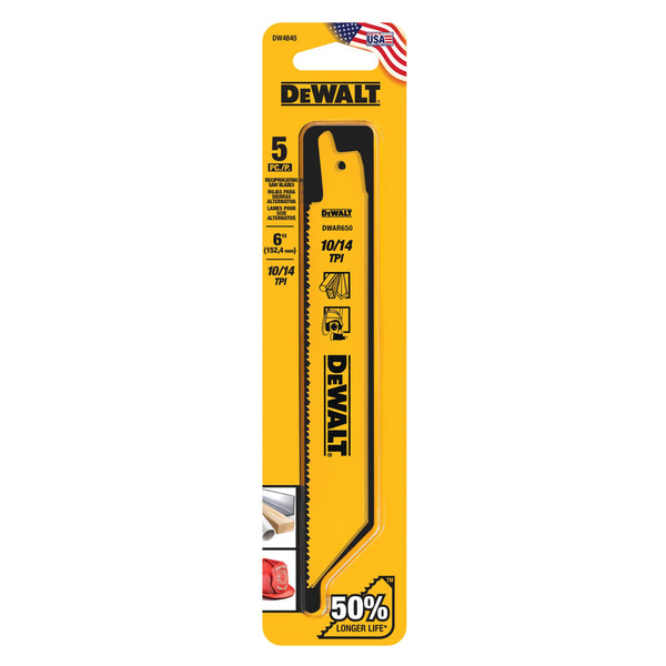 Blade Recip 6"10/14T Pk5